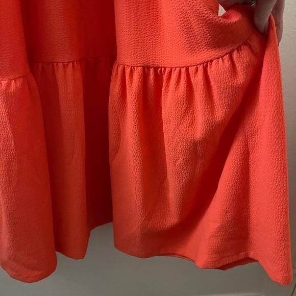 a new day orange maxi dress tie front xs - Picture 6 of 6